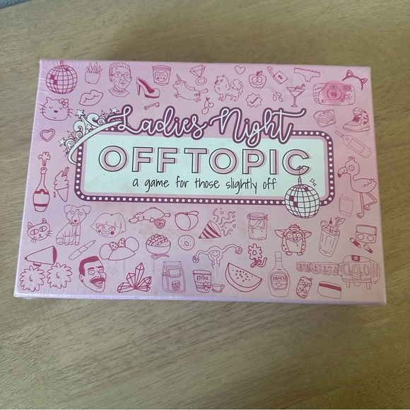 Off Topic Ladies Night Party Game for Adults Bachelorette Party & Game Night Fun - Picture 1 of 6